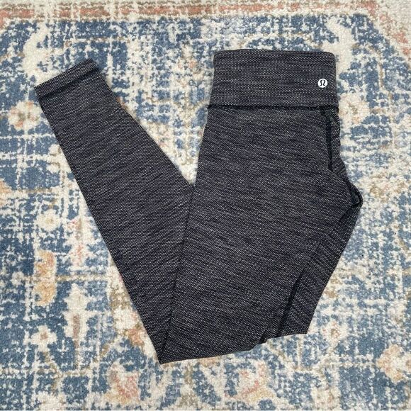 LULULEMON- EUC Wunder Under Coco Pique Luon Size 4 - Picture 3 of 9